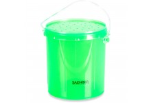 Wurmeimer für Angelwürmer und Angelköder 9 * 9,5 cm